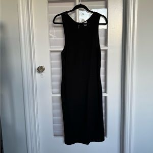 Bar‎ III black bodycon ribbed midi dress XL